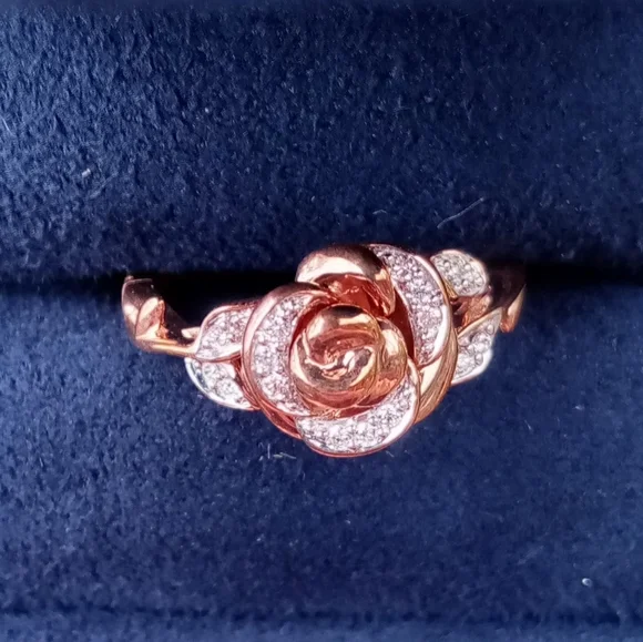 ✨ 3x HP ✨ Worn Twice Max. ✨ Belle 🥀 Ring w/ Real Diamonds ✨ - Picture 14 of 14